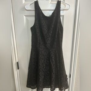 NWT Speechless Sleeveless Party Dress , Black with lace sparkle size 11 juniors